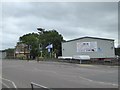 Former signal box and modern commercial building, Warmley