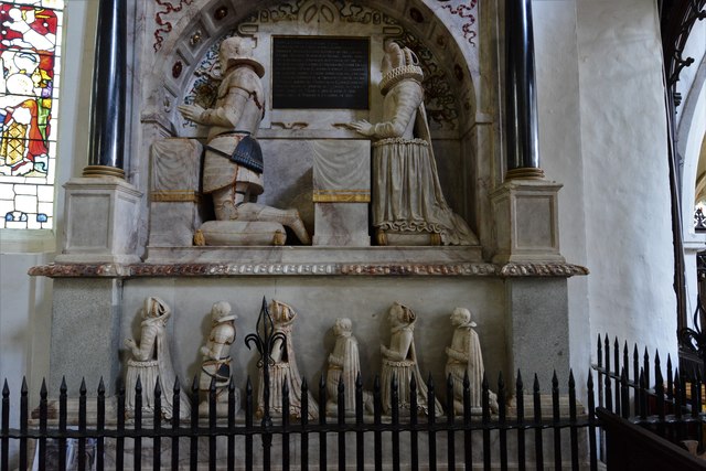 Wing, All Saints Church: The Dormer monument of 1616  1