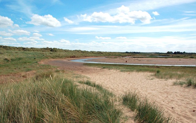 Tidal Channel At Holme