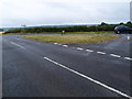 Road junction and grass triangle