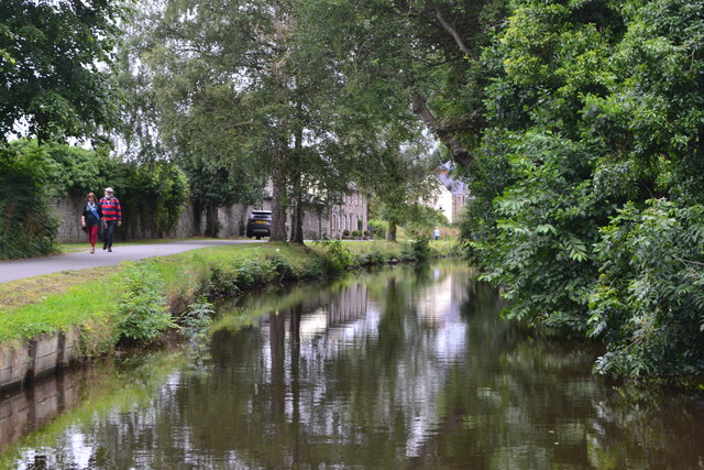 Monmouthshire and Brecon Canal entering Brecon