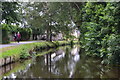 Monmouthshire and Brecon Canal entering Brecon