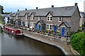 Houses overlooking the canal basin in Brecon