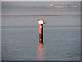 J3880 : Channel Marker Post Number 12, Belfast Harbour by David Dixon