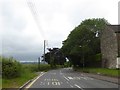 Bus stop on A39, Rosewell, south of High Littleton