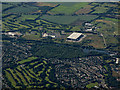 Davyhulme Millennium Nature Reserve from the air