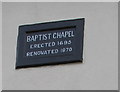 Baptist Chapel Erected 1695 Renovated 1870, Govilon