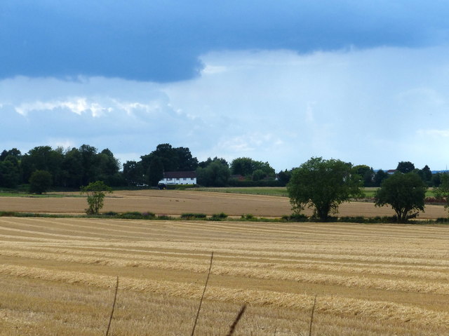 Farmland on the northern edge of Oadby