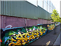 J3274 : West Belfast Peace Wall, Cupar Way by David Dixon