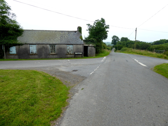 Crossroads along Loughans Road
