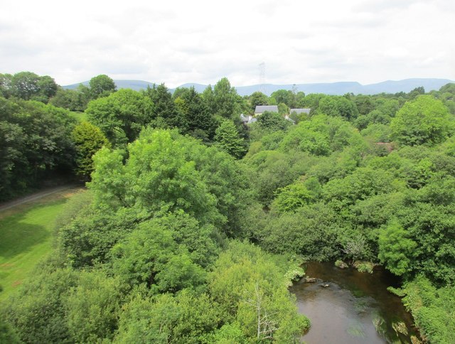 The River Tay seen from Durrow viaduct