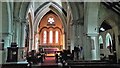 Interior of St Michael & All Angels, Leafield:  looking east