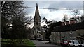 St Michael and All Angels from the green, Leafield