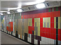 Tiled passageway in the underpass at Hanger Lane  tube station