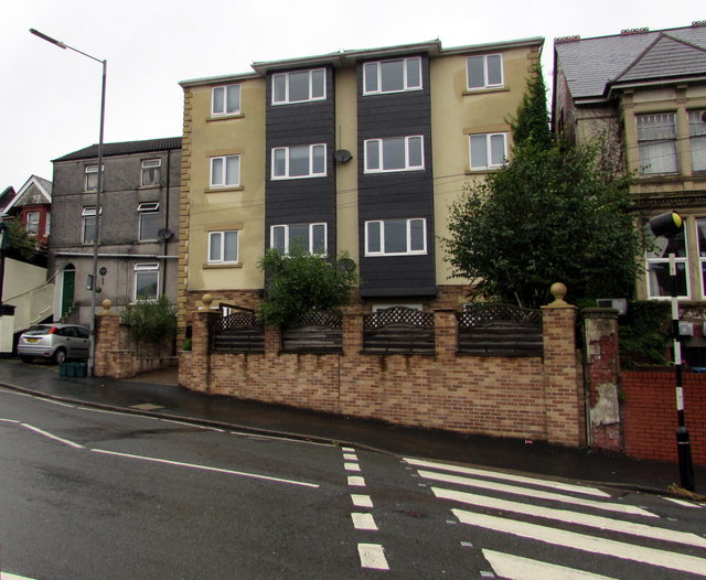 Modern flats, Pentonville, Newport