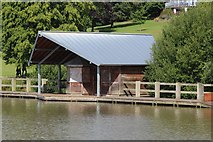 TQ6039 : Boat house at Dunorlan Park by Oast House Archive