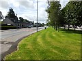 The A75 in Springholm, from Cameronian Place