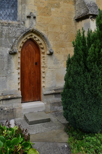 Bishops Cleeve, St. Michael and All Angels Church: Norman south doorway