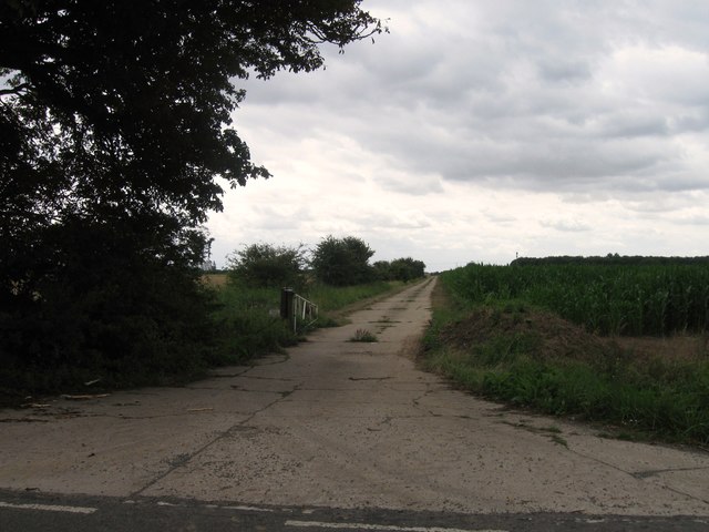 Farm access road