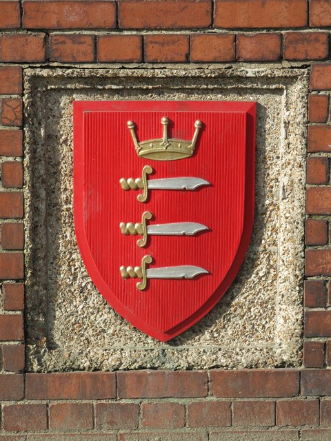 Middlesex coat of arms, Park Royal tube station, Western Avenue, W5