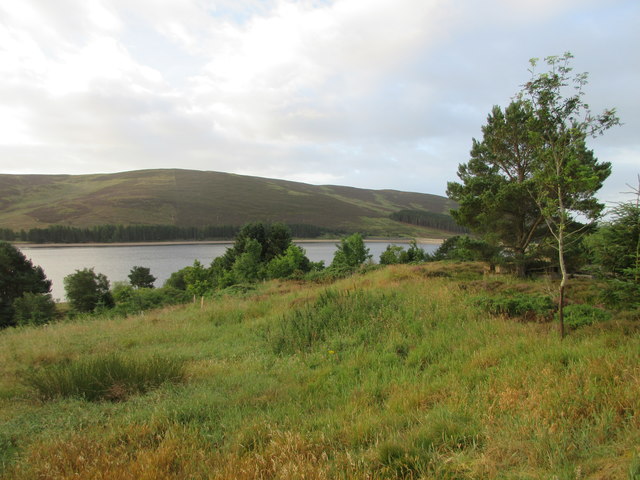 Hillside above the reservoir