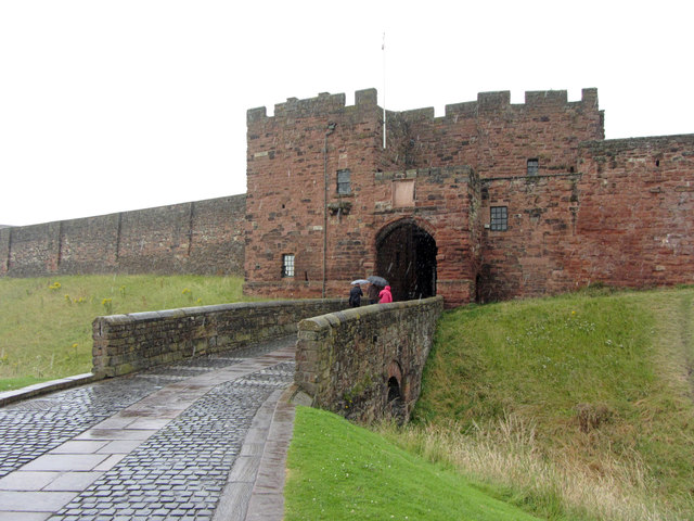 Bridge over outer moat, Carlisle Castle