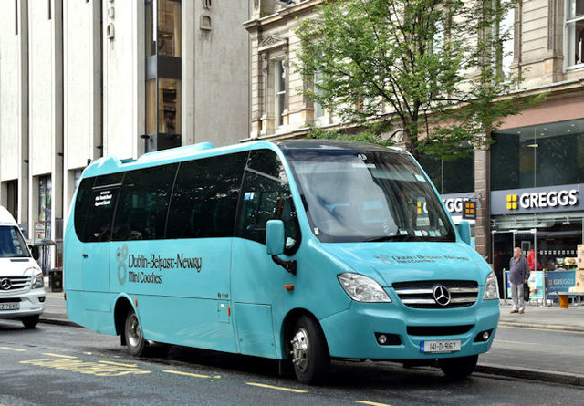 Dublin Mini Coaches minibus Belfast Albert Bridge