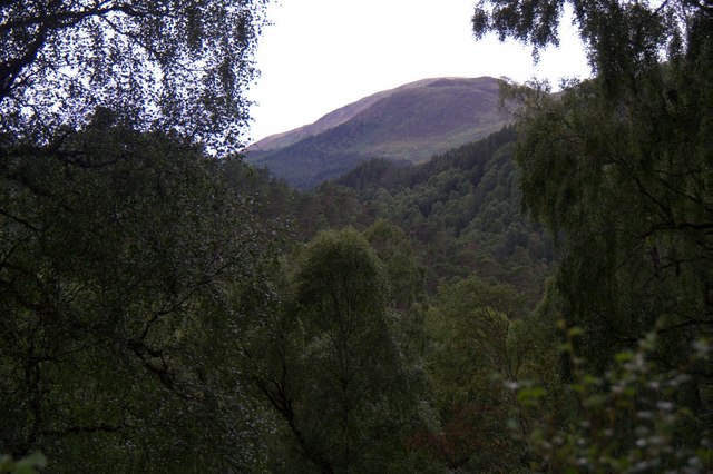Looking up Glen Affric from near Badger Falls