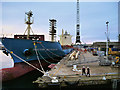 SW8132 : Duchy Wharf, Falmouth Docks by David Dixon