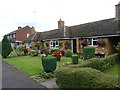 Attractive gardens at Littlebrook, Himbleton