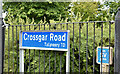 J5153 : Blue road name sign, Shrigley (July 2017) by Albert Bridge
