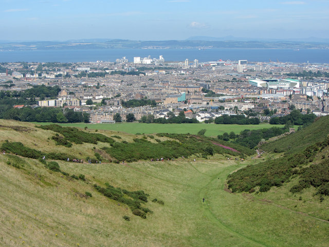 View over Holyrood Park