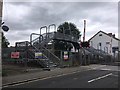 The Station Road foot bridge returns