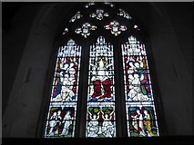 TQ6821 : St Thomas à Becket, Brightling: stained glas window (C) by Basher Eyre