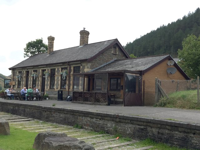 The Old Railway Station, Cymer © Alan Hughes :: Geograph Britain and ...