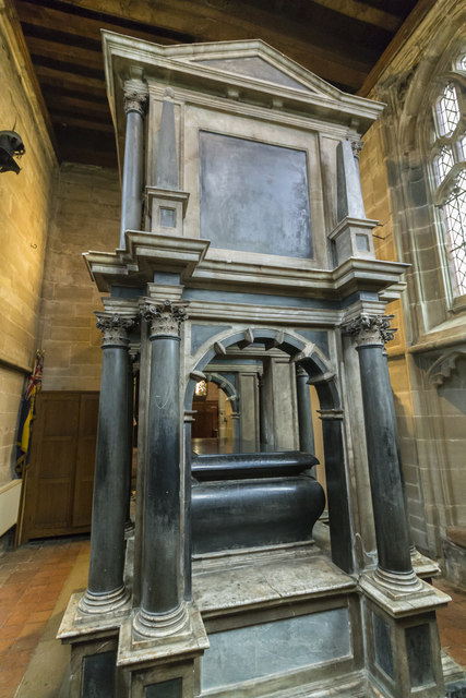 Monument, Chapter House, St Mary's church, Warwick