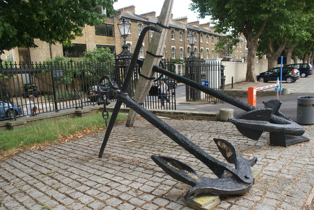 View of an anchor in the National Maritime Museum #2