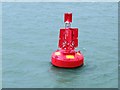 SU4506 : Laines Lake marker buoy in Southampton Water by Steve Daniels