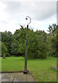 SE2126 : St Peter, Birstall - lamp-post by Stephen Craven