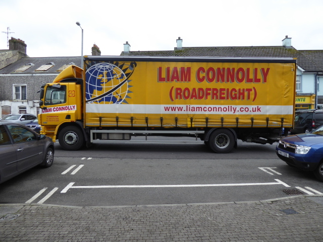 Large lorry, Ballygawley