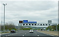 The M1 approaching Junction 34