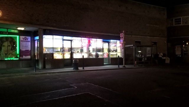 Southgate Kebab Shop at night © Paul Bryan cc-by-sa/2.0 :: Geograph ...