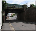 North side of New Street railway bridge, Honiton