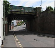 ST1600 : North side of New Street railway bridge, Honiton by Jaggery