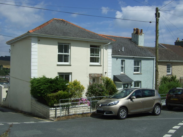 Houses on Basset Street. Falmouth