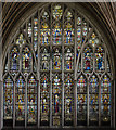 SX9292 : Quire east window, Exeter Cathedral by Julian P Guffogg