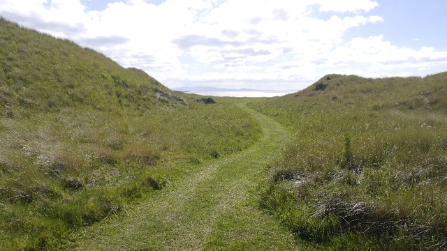 Mown path, West Links