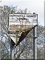 Old sign, Durranhill Sidings Landfill