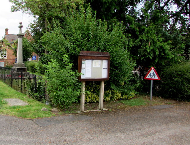 Parish Council Noticeboard Ashchurch © Jaggery Geograph Britain And