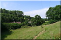 The Cotswold Way above Ivy Cottages